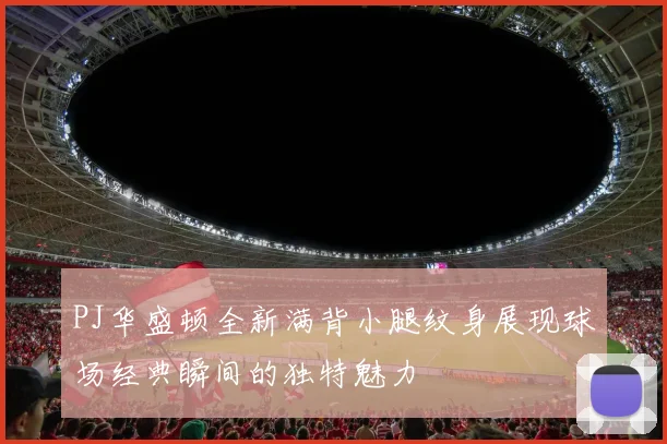PJ华盛顿全新满背小腿纹身展现球场经典瞬间的独特魅力